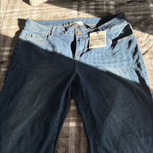 Hanna Nicole Women's Blue Straight Leg Jeans